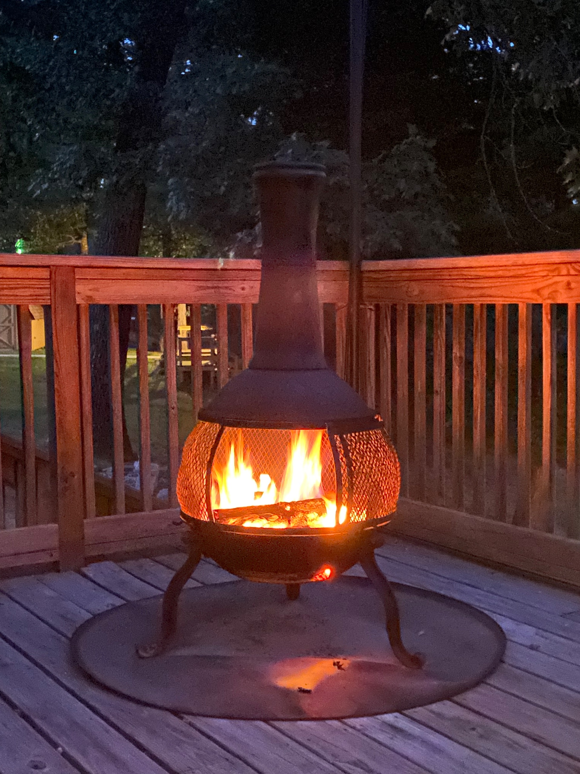 Nice night for a fire.😊