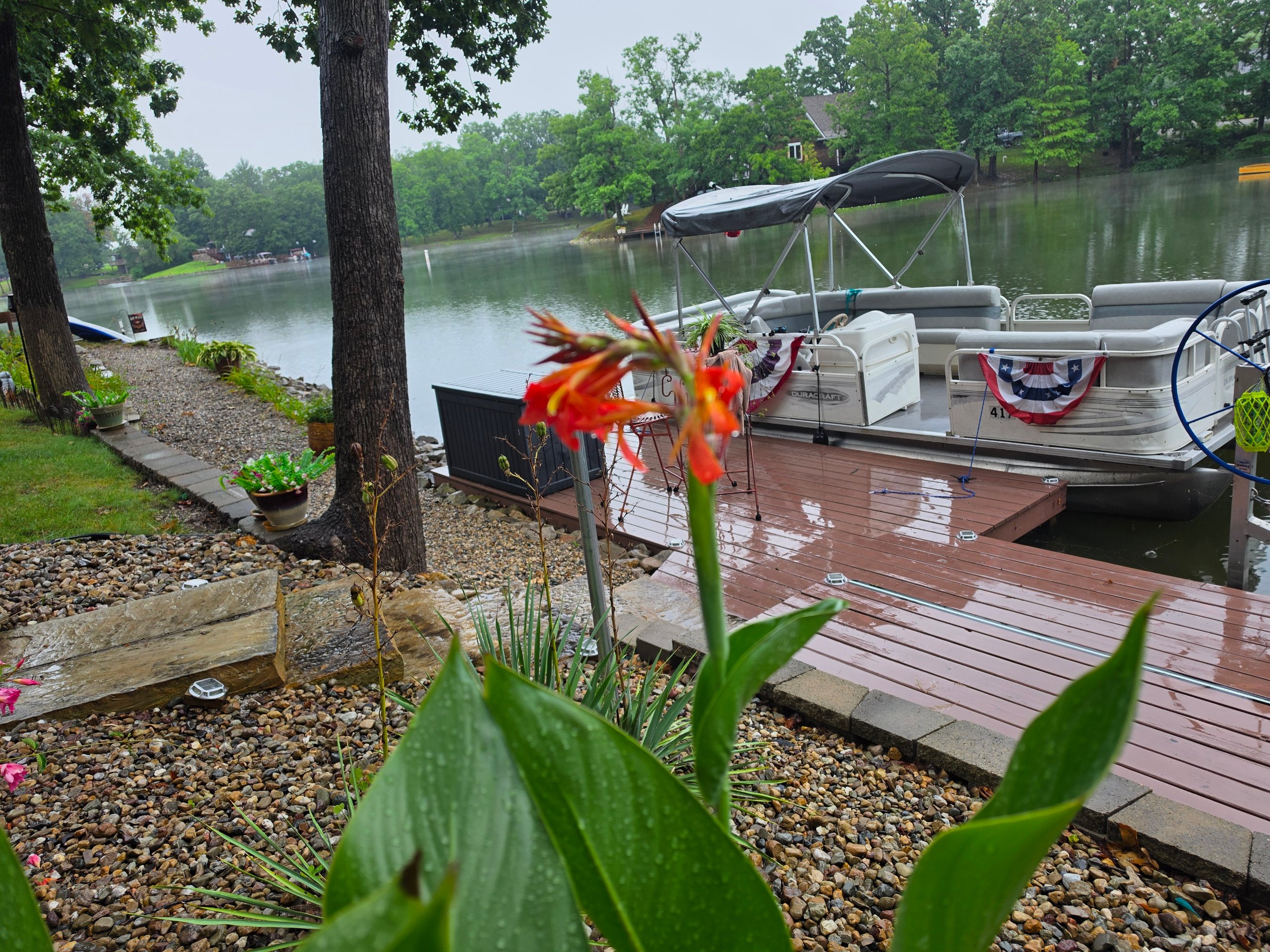 Misty dawn over Lake Catatoga
